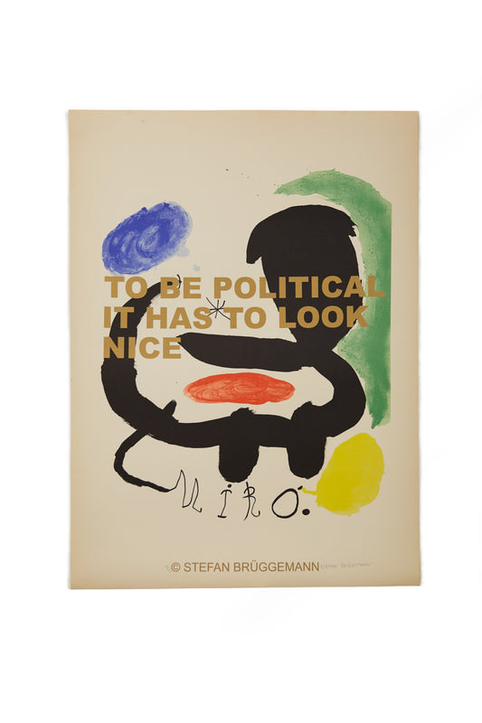 【サイン入りシルクスクリーン】BRÜGGEMANN / MIRO (Glod)