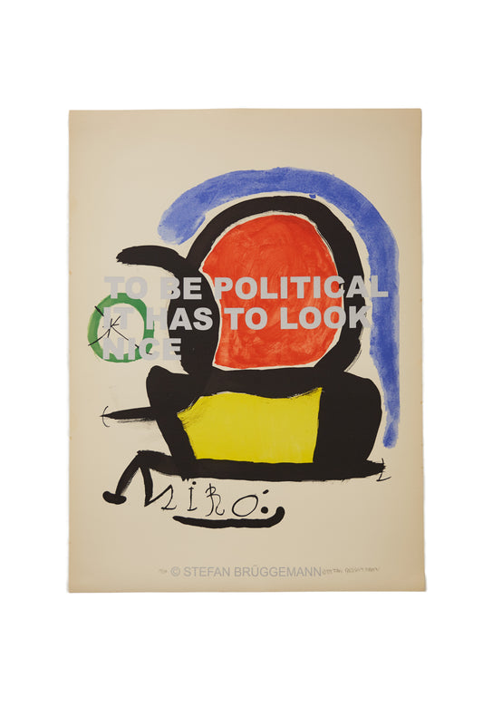 【サイン入りシルクスクリーン】BRÜGGEMANN / MIRO (Silver)